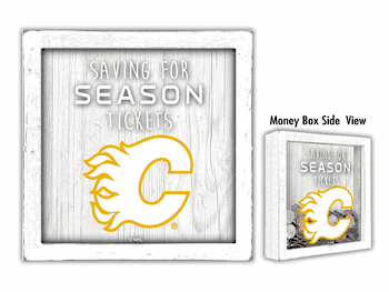 Calgary Flames Saving for Tickets Money Box