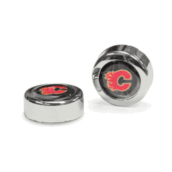 Calgary Flames Screw Caps Domed