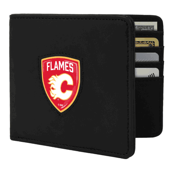 Calgary Flames Shield Wallet - Black