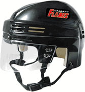 Calgary Flames SportStar NHL Hockey Player Mini Helmet - Black0 Calgary Flames SportStar NHL Hockey Player Mini Helmet - Black