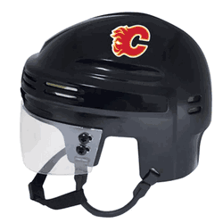 Calgary Flames SportStar NHL Hockey Player Mini Helmet - Black