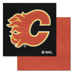 Calgary Flames Team Carpet Tiles - 45 Sq Ft.