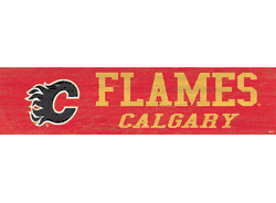 Calgary Flames Team Name 6x24 Sign