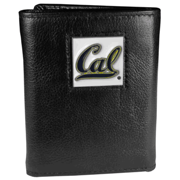 California Golden Bears Deluxe Leather Tri-fold Wallet