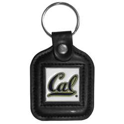 California Golden Bears Square Leatherette Key Chain