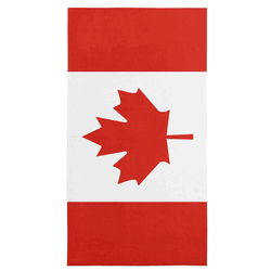 Canada Flag Beach Towel 30x60 inches