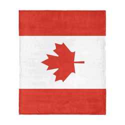 Canada Flag Silk Touch Throw Blanket 50x60 inches