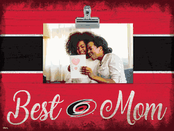 Carolina Hurricanes 10" x 8" Best Mom with Stripe Clip Frame
