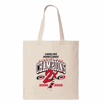 Carolina Hurricanes 2026 NHL Stanley Cup Champions Radial Tote Bag