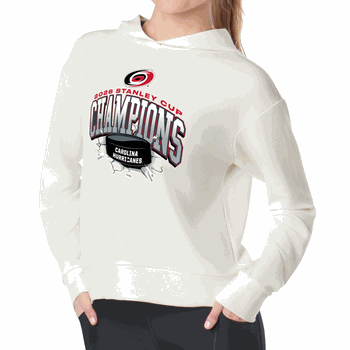 Carolina Hurricanes 2026 Stanley Cup Champions Impactor Waffle Hoodie Cream Large