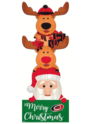 Carolina Hurricanes 31" Santa Stack Leaner