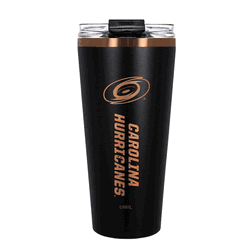 Carolina Hurricanes 32oz Black and Copper Big Slim with Straw