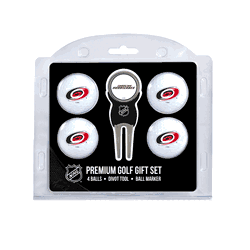 Carolina Hurricanes 4 Ball Gift Set + Divot Tool & Marker