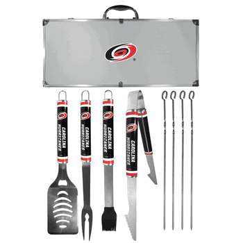 Carolina Hurricanes 8 pc Logo BBQ Set