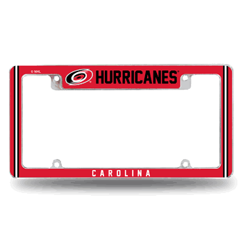 Carolina Hurricanes Alternate Design All Over Chrome Frame