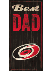 Carolina Hurricanes Best Dad 6x12 Sign