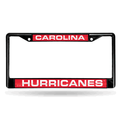 Carolina Hurricanes Black Laser Chrome Frame