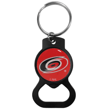 Carolina Hurricanes Bottle Opener Key Chain, Black