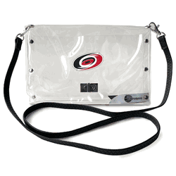 Carolina Hurricanes Clear Envelope Purse STRAP