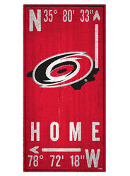 Carolina Hurricanes Coordinate 6x12 Sign