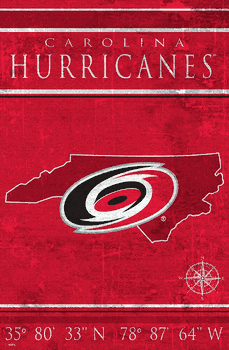 Carolina Hurricanes Coordinates 17x26