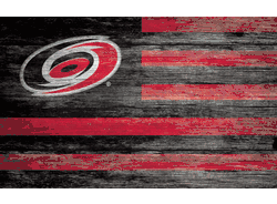 Carolina Hurricanes Distressed Flag 11x19