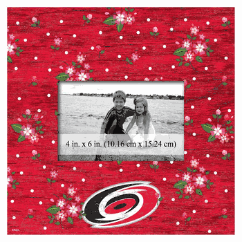 Carolina Hurricanes Floral 10x10 Frame