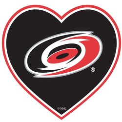 Carolina Hurricanes Heart Decal