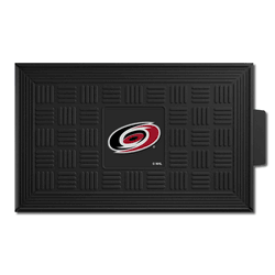Carolina Hurricanes Heavy Duty Vinyl Medallion Door Mat - 19.5in. x 31in.