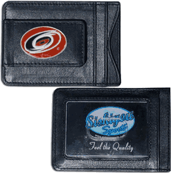 Carolina Hurricanes Leather Cash & Cardholder