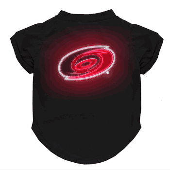 Carolina Hurricanes Neon Pet T-Shirt, X-Small
