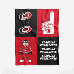 Carolina Hurricanes NHL Domino Swaddle Blanket 40x50 inches