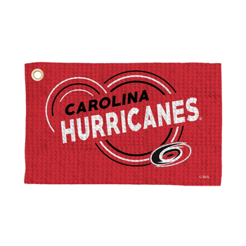 Carolina Hurricanes NHL Droplets Waffle Fan Towel 16x25 inches