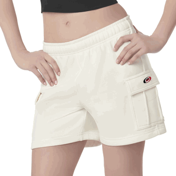 Carolina Hurricanes NHL Kadi Cargo Fleece Shorts Bone Medium