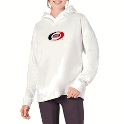 Carolina Hurricanes NHL Kadi Hoodie with Zipper Pockets White XS