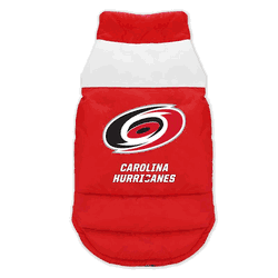 Carolina Hurricanes Pet Parka Puff Vest XL