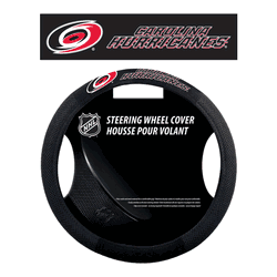 Carolina Hurricanes Steering Wheel Cover Mesh Style CO