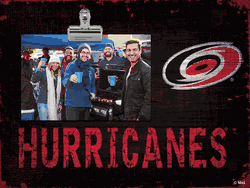 Carolina Hurricanes Team Name Clip Frame