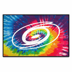 Carolina Hurricanes Tie Dye Starter Mat Accent Rug - 19in. x 30in.
