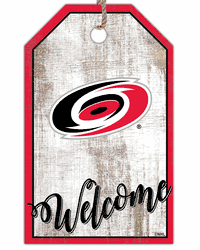 Carolina Hurricanes Welcome Team Tag 11x19 Sign