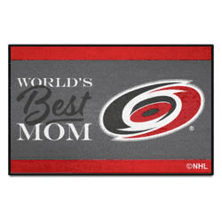 Carolina Hurricanes World's Best Mom Starter Mat Accent Rug - 19in. x 30in.