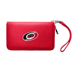 Carolina Hurricanes Zip Organizer Wallet Pebble Light Red