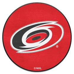 Carolina HurricanesHurricanesHockey Puck Rug - 27in. Diameter