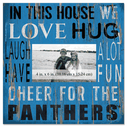 Carolina Panthers 10x10 In This House Frame