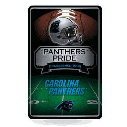 Carolina Panthers  11" x 17" Home Decor Sign