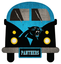 Carolina Panthers 12" Team Bus Sign