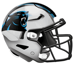Carolina Panthers 12in Authentic Helmet Sign