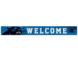 Carolina Panthers 16in. Welcome Strip