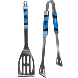 Carolina Panthers 2 pc Steel BBQ Tool Set