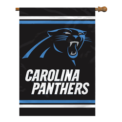 Carolina Panthers 2-Sided 28 X 40 House Banner